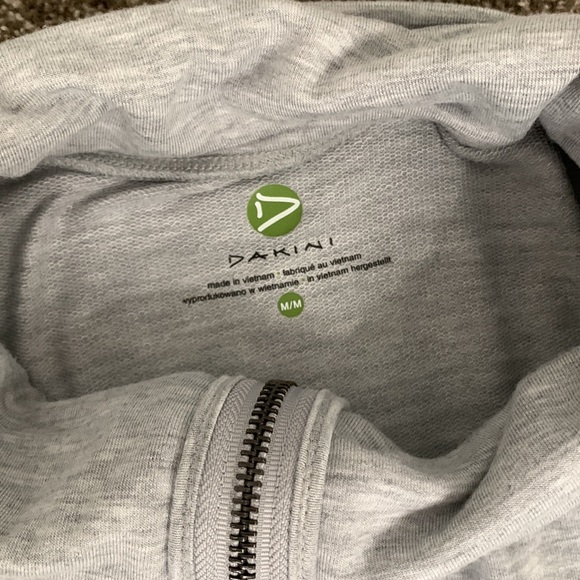 Dakini Grey Fabric Midi Dress Slouchy Pockets Sz M Zipper Neckline Sleev… - Picture 7 of 12